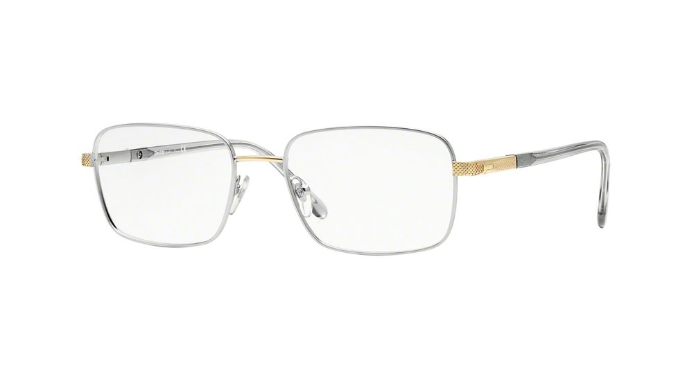 Sferoflex SF2266 Progressive Prescription Eyeglasses 131S-53 - Matte Silver &amp; Part.Gold Frame