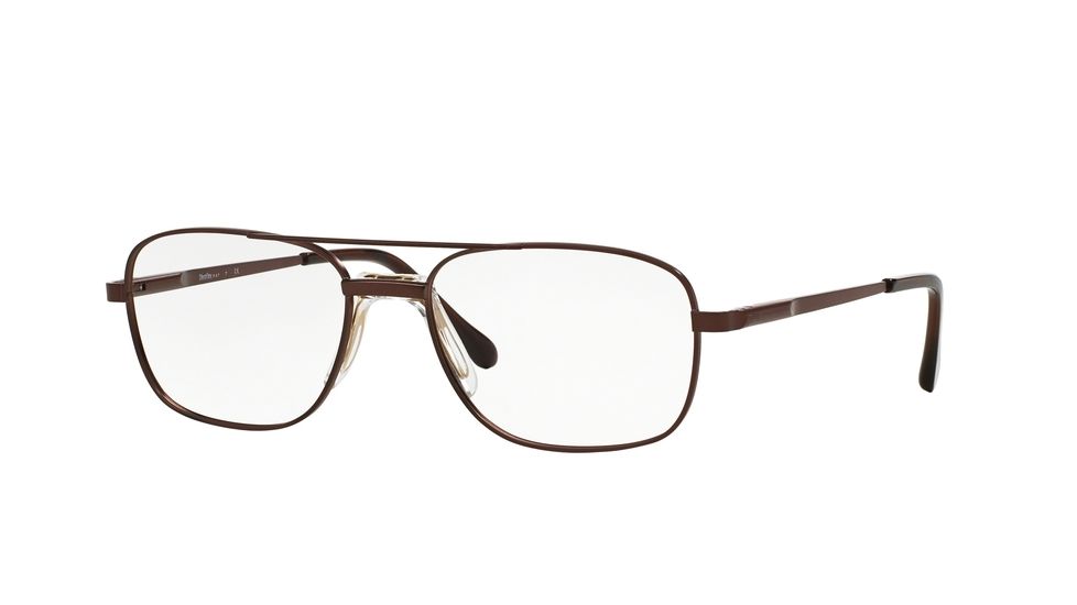 Sferoflex SF2268 Bifocal Prescription Eyeglasses 355-54 - Matte Dark Brown Frame