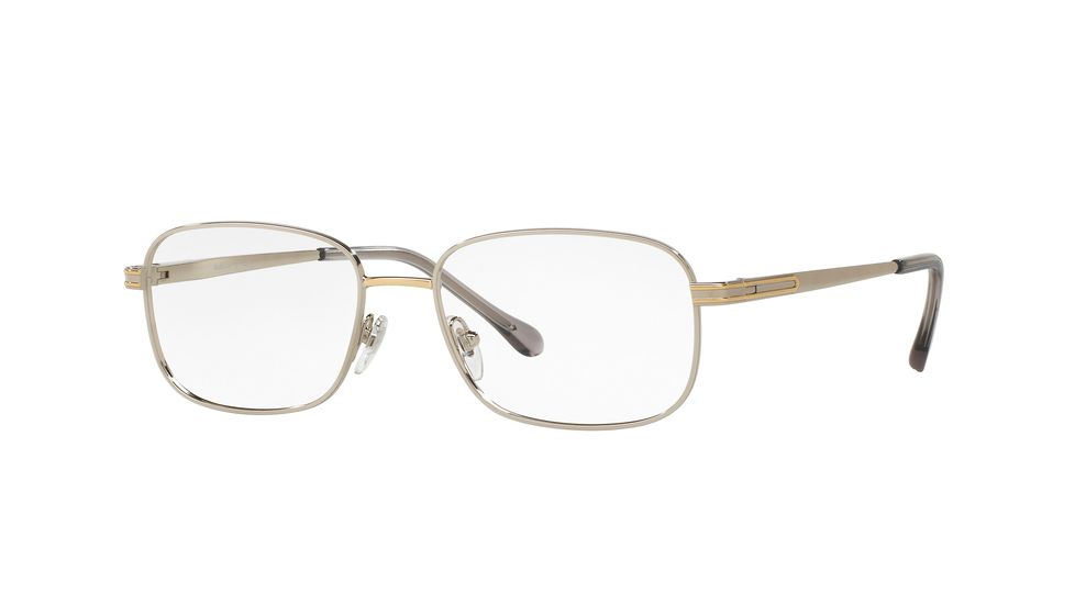 Sferoflex SF2274 Single Vision Prescription Eyeglasses 131-54 - Silver / Gold Frame