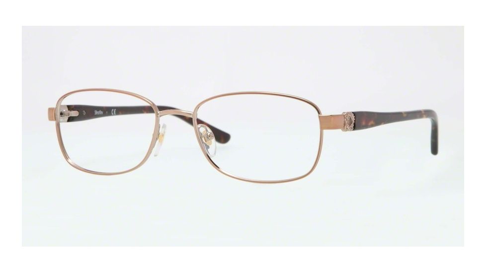 Sferoflex SF2570 Eyeglass Frames 488-52 - Shiny Copper Frame, Demo Lens Lenses