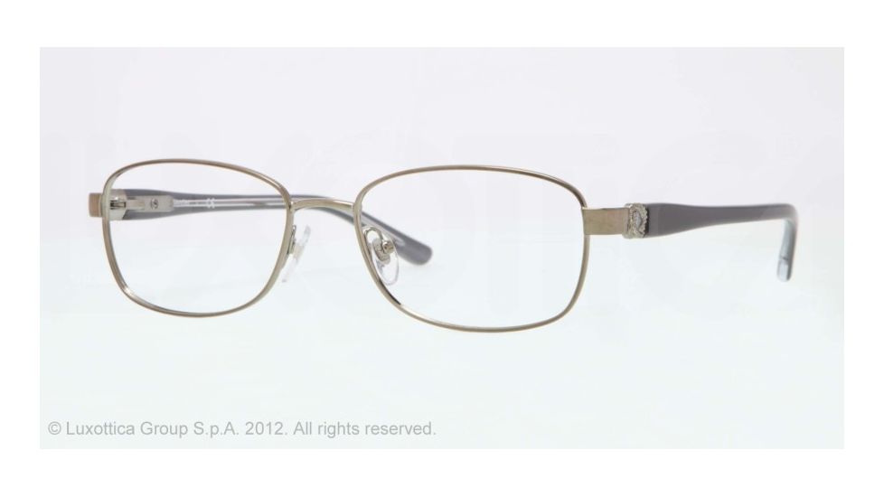 Sferoflex SF2570 Eyeglass Frames 492-52 - Dark Shiny Gunmetal Frame, Demo Lens Lenses