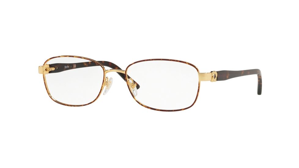 Sferoflex SF2570 Eyeglass Frames S706-52 - Gold/Tabacco Frame