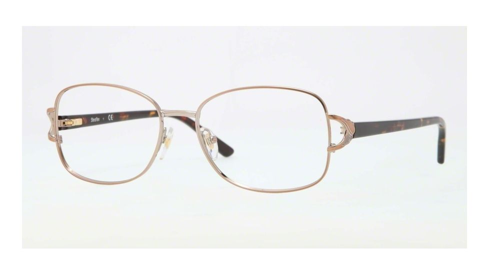 Sferoflex SF2572 Eyeglass Frames 488-54 - Shiny Copper Frame, Demo Lens Lenses