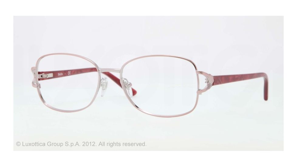 Sferoflex SF2572 Eyeglass Frames 489-54 - Shiny Pink Frame, Demo Lens Lenses