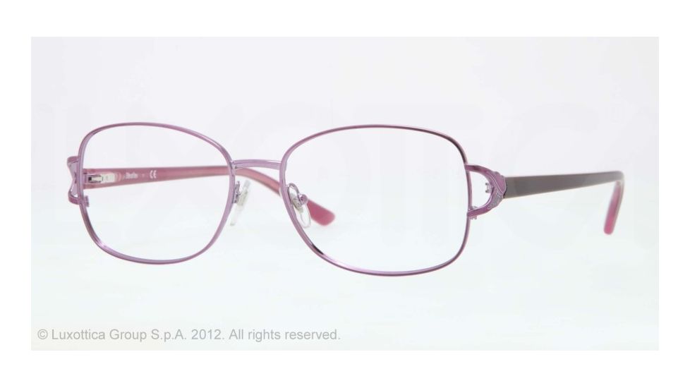 Sferoflex SF2572 Eyeglass Frames 494-54 - Shiny Plum Frame, Demo Lens Lenses