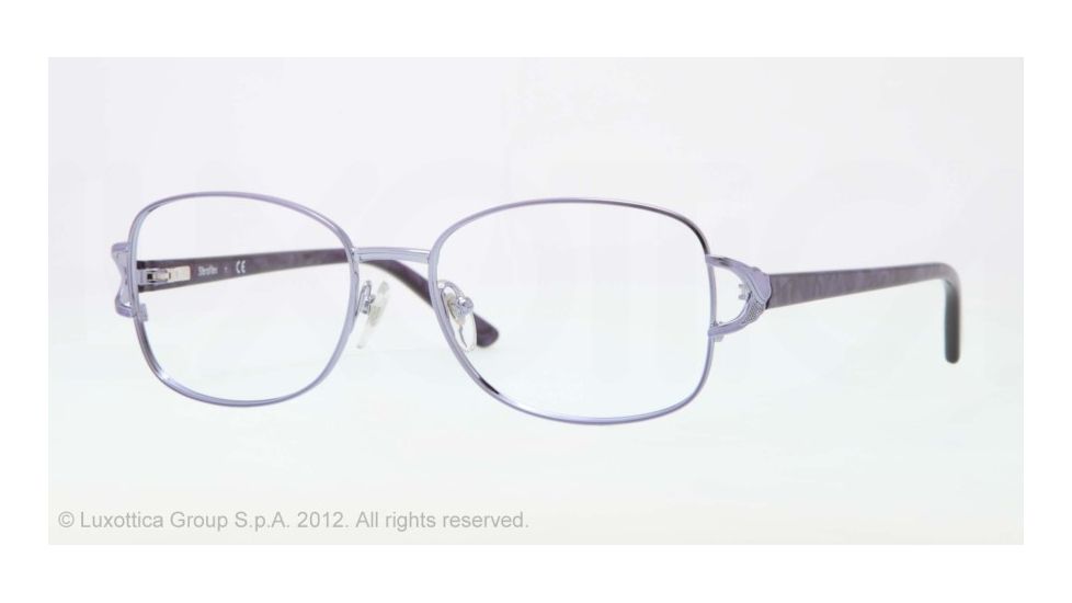 Sferoflex SF2572 Eyeglass Frames 496-52 - Shiny Violet Frame, Demo Lens Lenses