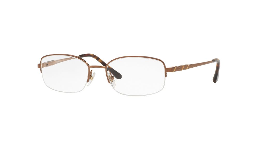Sferoflex SF2579 Single Vision Prescription Eyeglasses 472-51 - Brown Frame