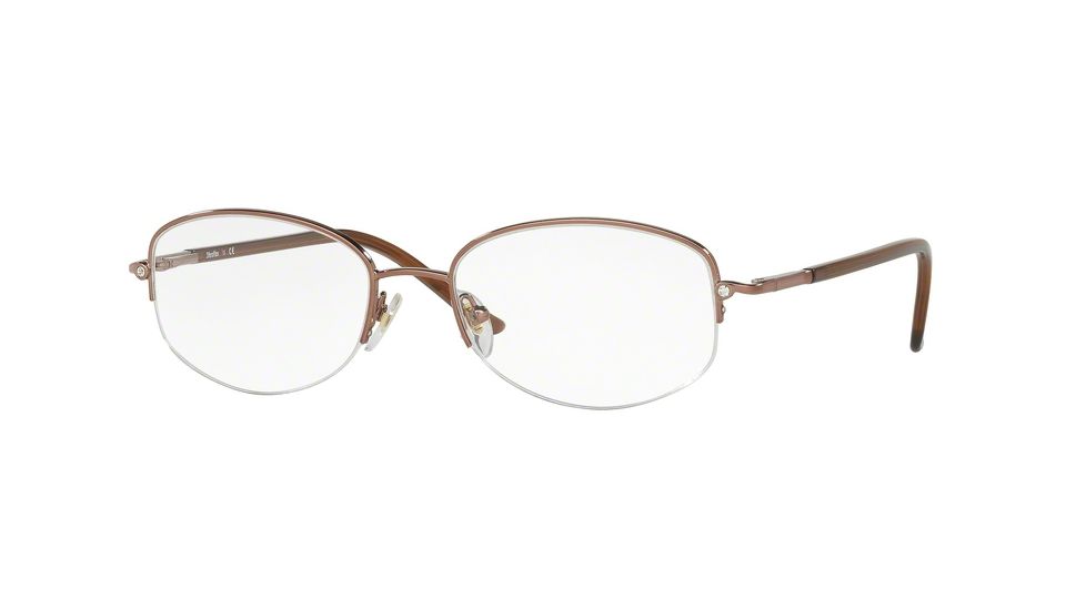 Sferoflex SF2587B Single Vision Prescription Eyeglasses 267-53 - Brown Frame