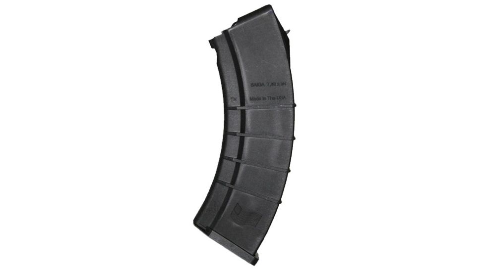 SGM Tactical Saiga 7.62x39 Magazine - 15 Rounds, Black, SSGMP76215