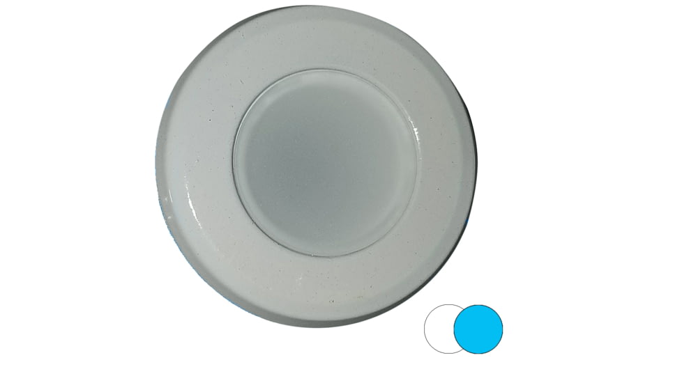 Shadow-Caster LED Lighting Blue/White Dimmable White Powder Coat Down Light 2-Color 70120