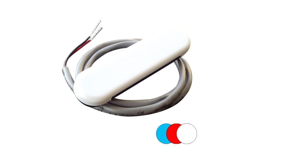 Shadow-Caster LED Lighting Courtesy Light w/2' Lead Wire White Abs Cover Multi-Color 76309