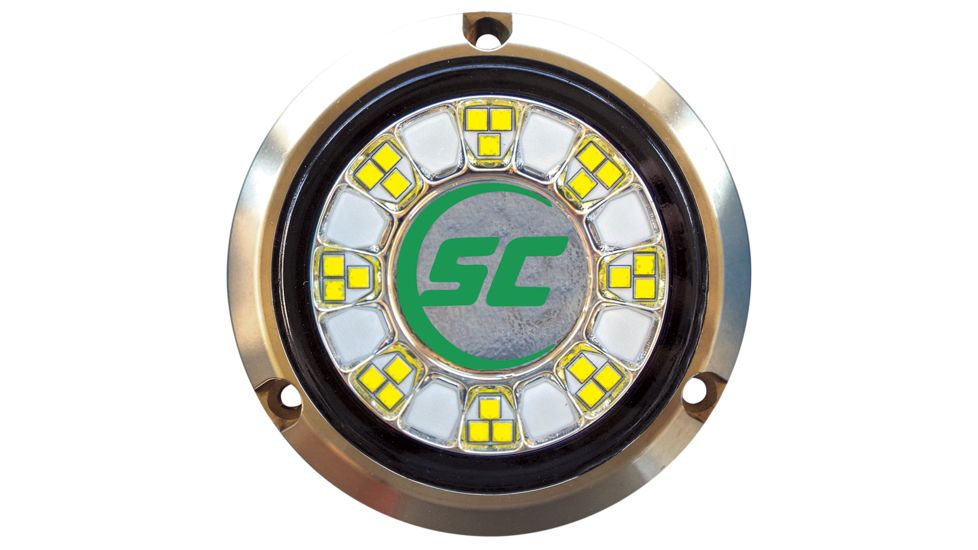 Shadow-Caster LED Lighting SCR-24 Bronze Underwater Light - 24 LEDs - Aqua Green 66868