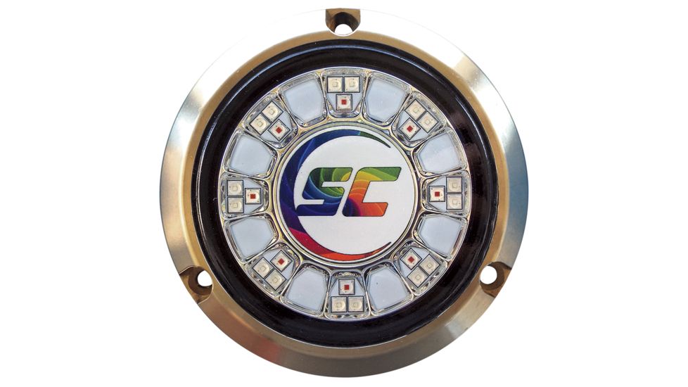 Shadow-Caster LED Lighting SCR-24 Bronze Underwater Light - 24 LEDs - Full Color Changing 65906