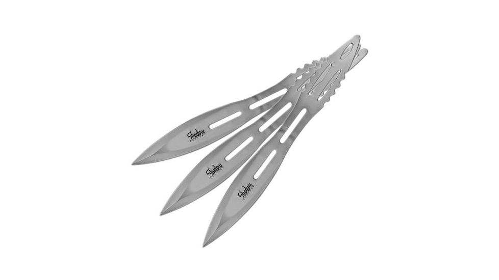 Shadow Cutlery Silver Hornet Triple Thrower Set, Silver, .8 LB SH3571