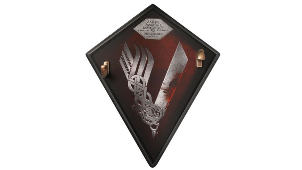 Shadow Cutlery Vikings - Axe of Ragnar Lothbrok - Limited Edition, Brown/Silver, 2.4LB SH8000LE