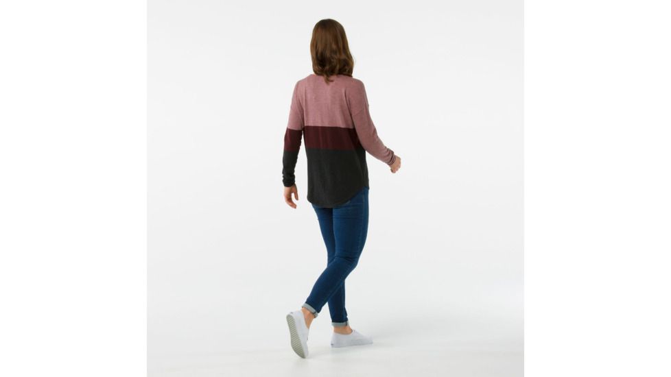 Smartwool Shadow Pine Crew Sweater-Women's, Nostalgia Rose H, Small, SW000321A12-S