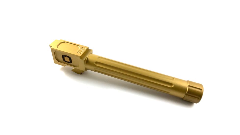 Shadow Systems G17 Match Barrel,Gen1-4,Threaded Fluted,Gold TiN SG9F-01-03TF-TIN
