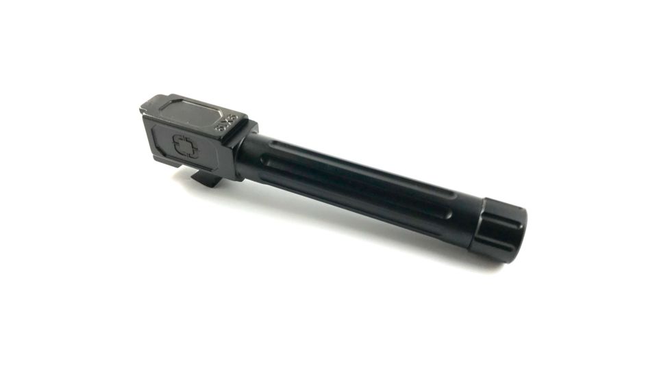 Shadow Systems G19 Match Barrel,Gen1-5,Threaded Fluted,Black DLC SG9C-01-03TF-DLC