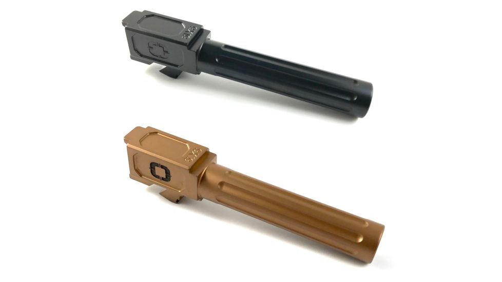 Shadow Systems Glock 19 Gen 1-5 Match Barrel, Black, Bronze