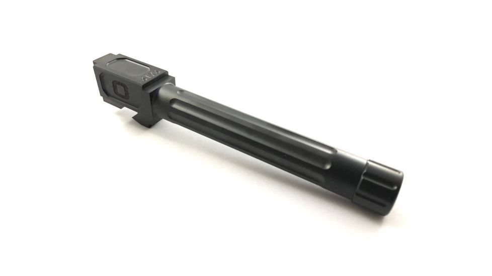 Shadow Systems Match Barrel, G17 Compatible, Threaded Fluted, Nitride, Black, SG9F-00-03TF-NIT