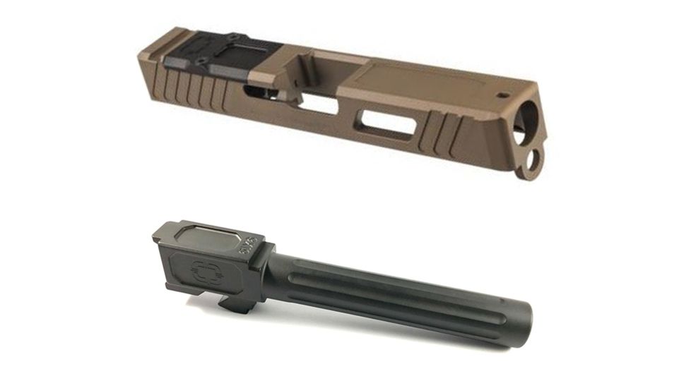 Shadow Systems OpticsPlanet Combat Special Glock 17 Pistol Slide Gen 3 with Match Barrel - FDE
