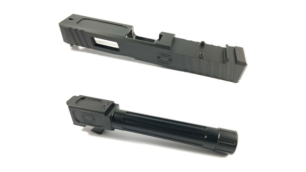 Shadow Systems OpticsPlanet Combat Special Glock 17 Pistol Slide Gen 3 with Match Threaded Barrel - Black