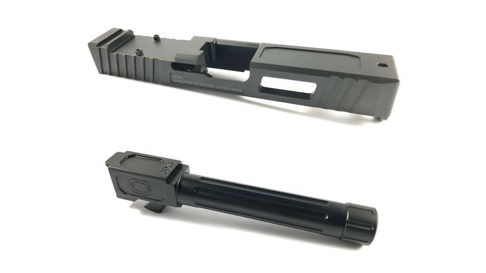 Shadow Systems OpticsPlanet Combat Special Glock 17 Pistol Slide Gen 4 with Match Threaded Barrel - Black