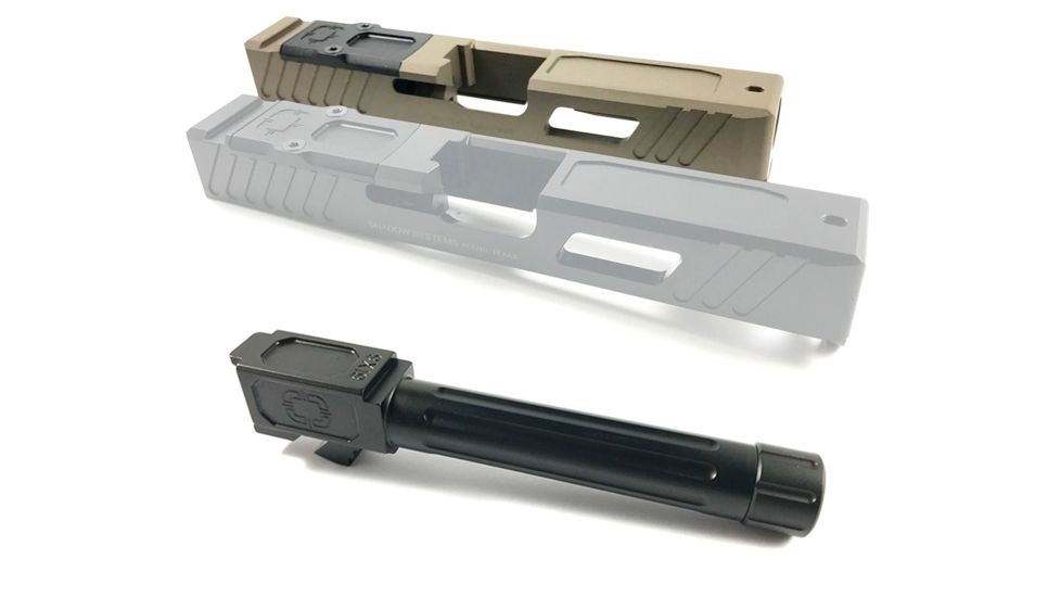 Shadow Systems OpticsPlanet Combat Special Glock 17 Pistol Slide Gen 4 with Match Threaded Barrel - FDE