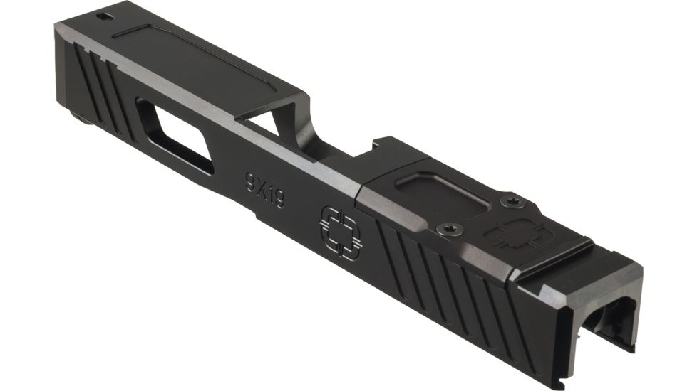 OpticsPlanet Exclusive Shadow Systems OpticsPlanet Exclusive Combat Special Glock 19 Gen3 Pistol Slide w/Cover Plate, DLC, Black, SG9C-00-02OP-DLC