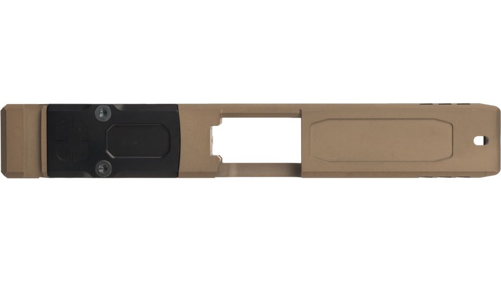 OpticsPlanet Exclusive Shadow Systems OpticsPlanet Exclusive Combat Special Glock 19 Gen3 Pistol Slide w/Cover Plate, Flat Dark Earth, SG9C-00-02OP-FDE