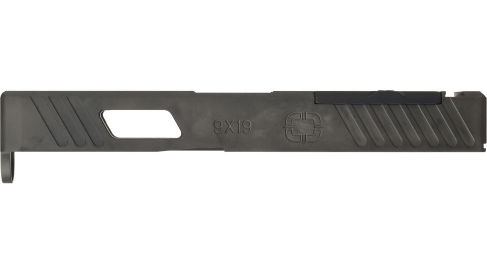 Shadow Systems OpticsPlanet Combat Special Glock 19 Gen4 Pistol Slide w/Cover Plate, DLC, Black, SG9C-00-02OP4-DLC