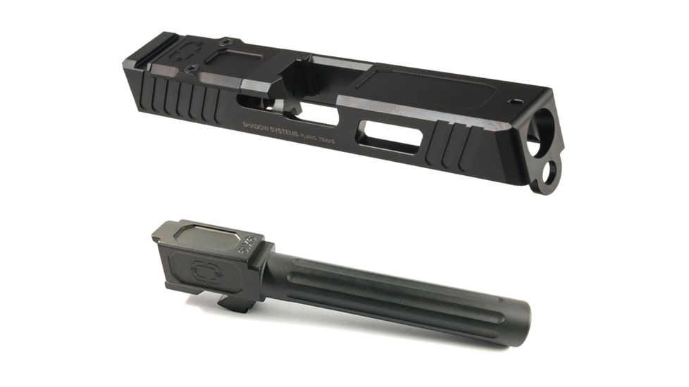 Shadow Systems OpticsPlanet Combat Special Glock 19 Pistol Slide Gen 3 with Match Barrel - Black