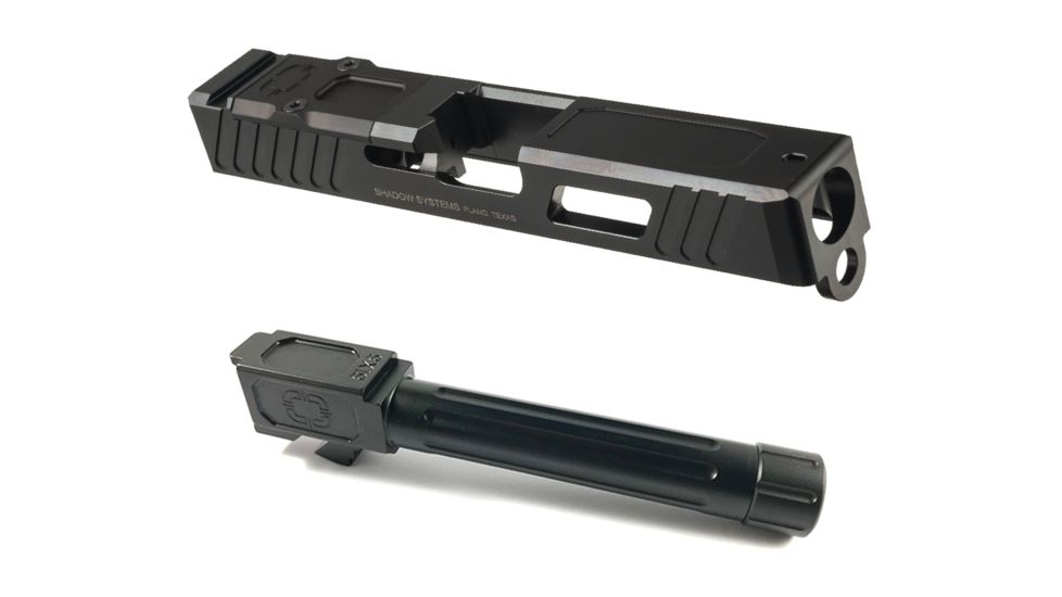 Shadow Systems OpticsPlanet Combat Special Glock 19 Pistol Slide Gen 3 with Match Threaded Barrel - Black