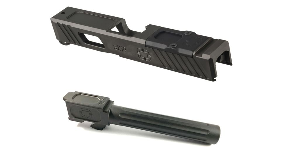 Shadow Systems OpticsPlanet Combat Special Glock 19 Pistol Slide Gen 4 with Match Barrel - Black
