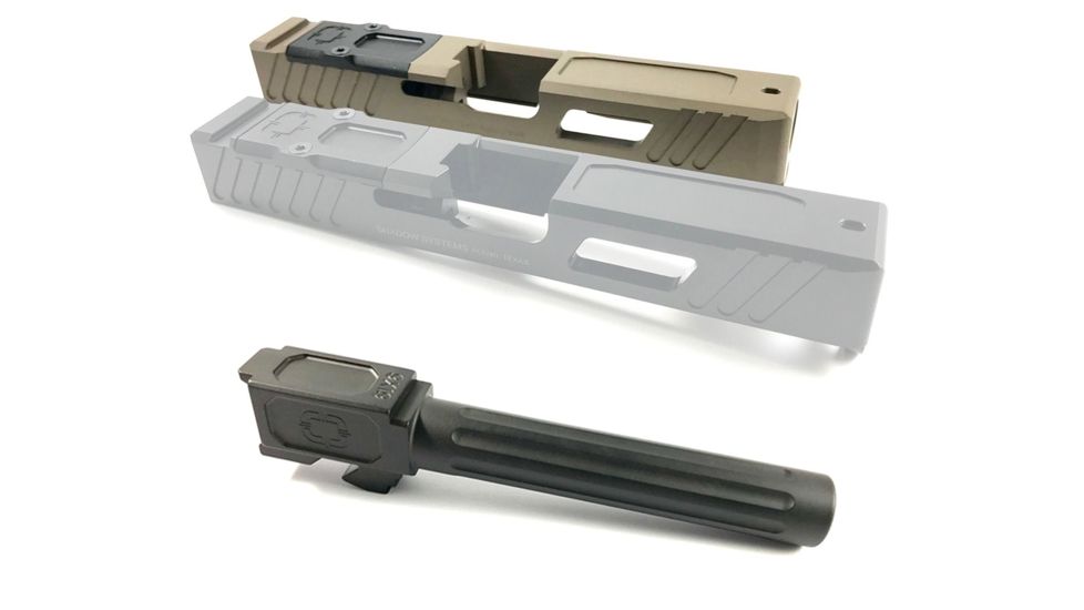 Shadow Systems OpticsPlanet Combat Special Glock 19 Pistol Slide Gen 4 with Match Barrel - FDE