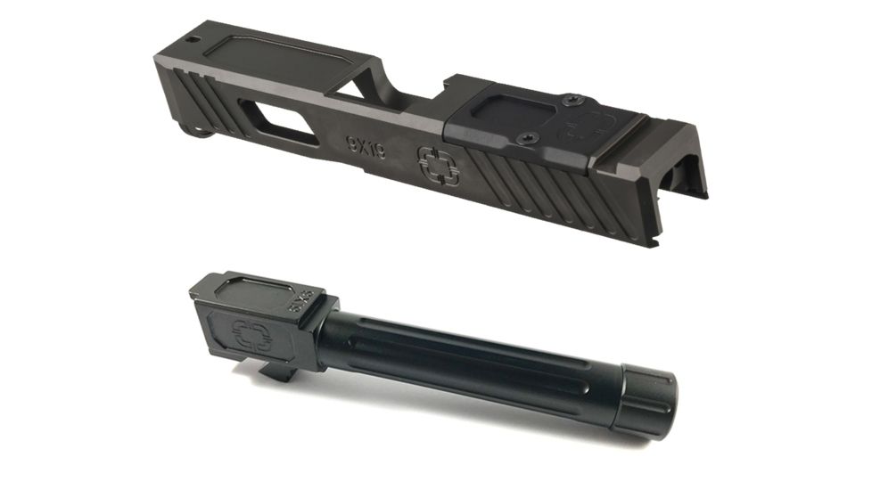 Shadow Systems OpticsPlanet Combat Special Glock 19 Pistol Slide Gen 4 with Match Threaded Barrel - Black