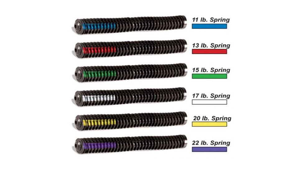 Shadow Systems Recoil Spring Assembly, Stainless Steel, Complete Rod/Spring, Black, SG9C-00-04-STS