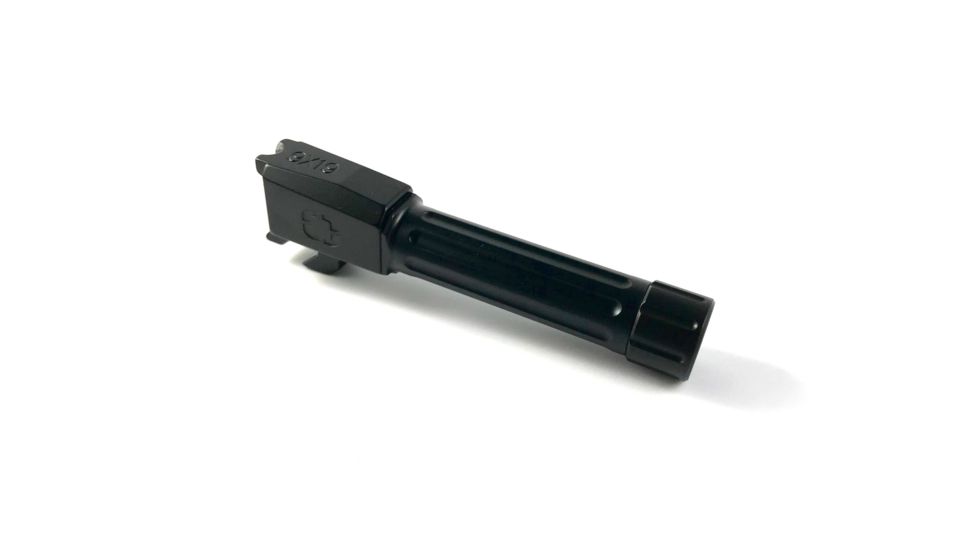 Shadow Systems Smith and Wesson Shield Match Barrel,Compatible Threaded Fluted,Black DLC SS-SWS9-03TF-DLC