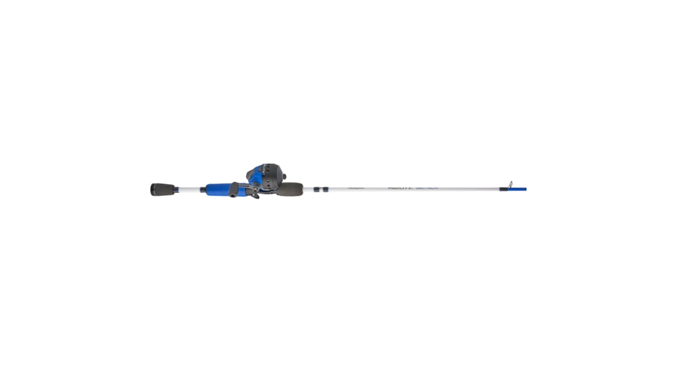 Shakespeare Agility Gel-Tech Spincast Combo, 3.0/1, Right, 6, 6ft. Rod Length, Medium Power, Fast Action, 2 Pieces Rod, Electric Blue, AGGT6/602MB
