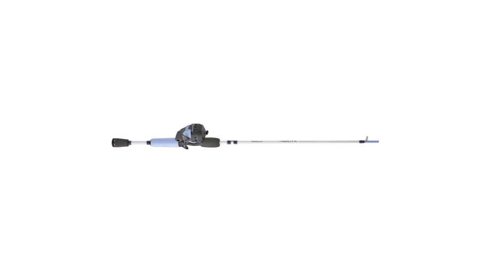 Shakespeare Agility Gel-Tech Spincast Combo, 3.0/1, Right, 6, 6ft. Rod Length, Medium Power, Fast Action, 2 Pieces Rod, Purple, AGGT6/602MP