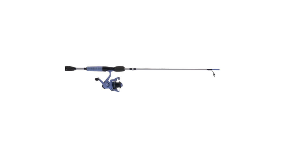 Shakespeare Agility Gel-Tech Spinning Combo, 5.5/1, Right/Left, 30, 6ft. Rod Length, Medium Power, Fast Action, 2 Pieces Rod, Purple, AGGT30/602MP