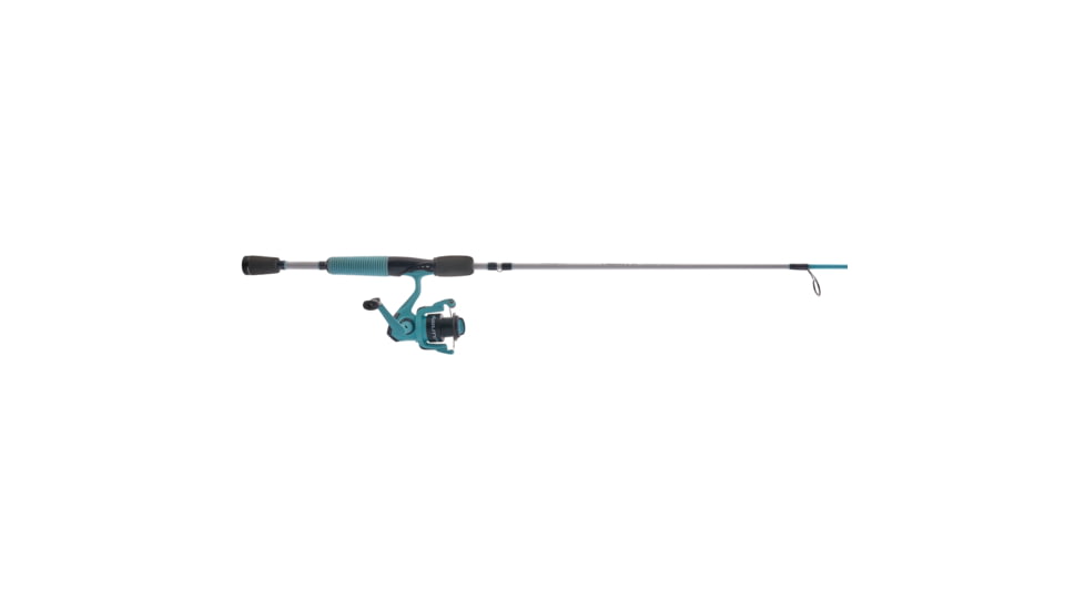 Shakespeare Agility Gel-Tech Spinning Combo, 5.5/1, Right/Left, 30, 6ft. Rod Length, Medium Power, Fast Action, 2 Pieces Rod, Seafoam, AGGT30/602MS