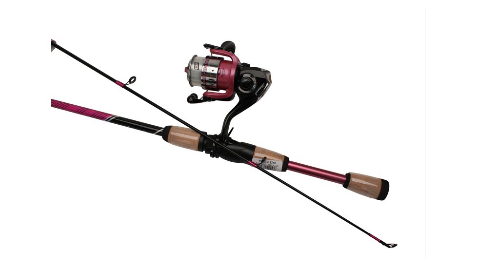 Shakespeare Amphibian Spinning Combo, Pink 182398