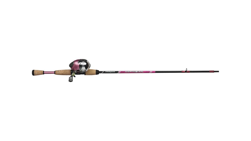 Shakespeare Amphibian Spinning Combo, Pink, Spincast 182401