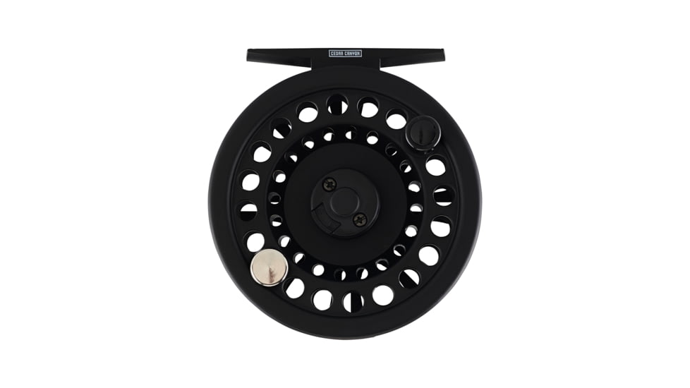 Shakespeare Cedar Canyon Premier Fly Reel, 1.0/1, Right/Left, 5/6, Black, SRECCP56