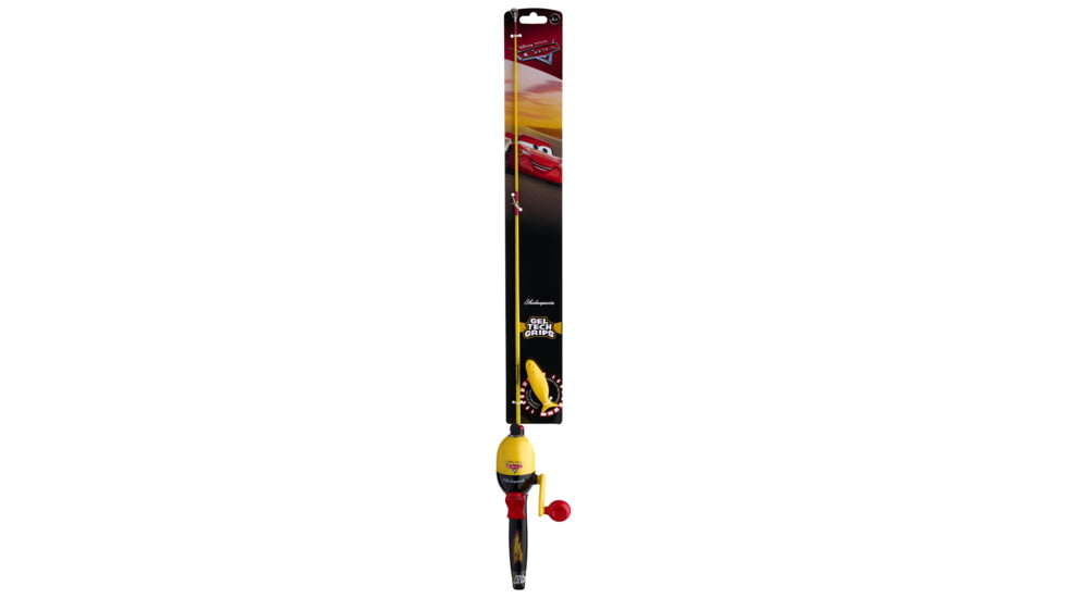 Shakespeare Disney Cars Beginner Kit, 3.1/1, 5, 2ft. 6in. Rod Length, Medium Power, 1 Piece Rod, CARSKIT-B