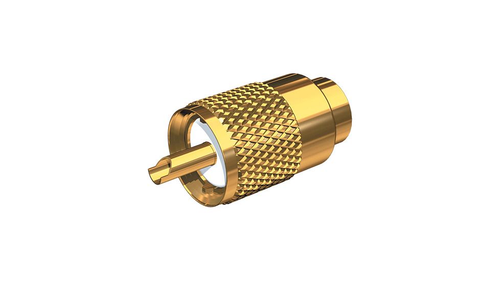Shakespeare Gold Plated PL-259 Connector, New Condition SHA-PL-259-G