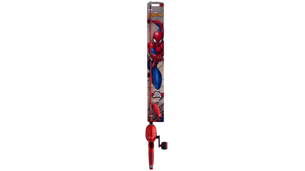 Shakespeare Marvel Spider-Man Advanced Kit, 5, 2ft. 6in. Rod Length, Medium Power, 1 Piece Rod, SPMANKIT-A