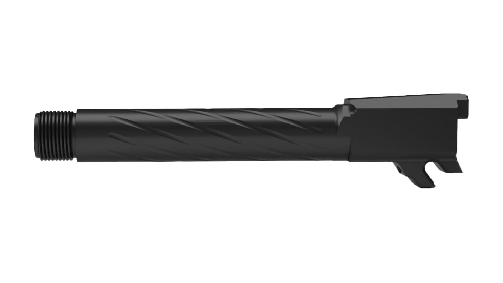 ShaloTek Spiral Fluted Threaded Barrel w/o LCI , P365XL 3.7in 9, Black Nitrided, B-365XLT-NLCI-01-9F