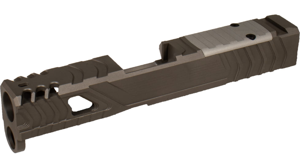 Shark Coast Tactical Method Custom Stripped Pistol Slide, Glock 43x, FDE, 100-006-0300-02